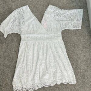 Lilly Pulitzer White Lace Dress